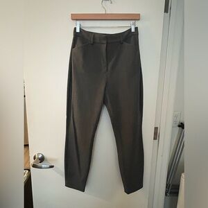 Express HighWaisted Editor Pants - Heather Gray